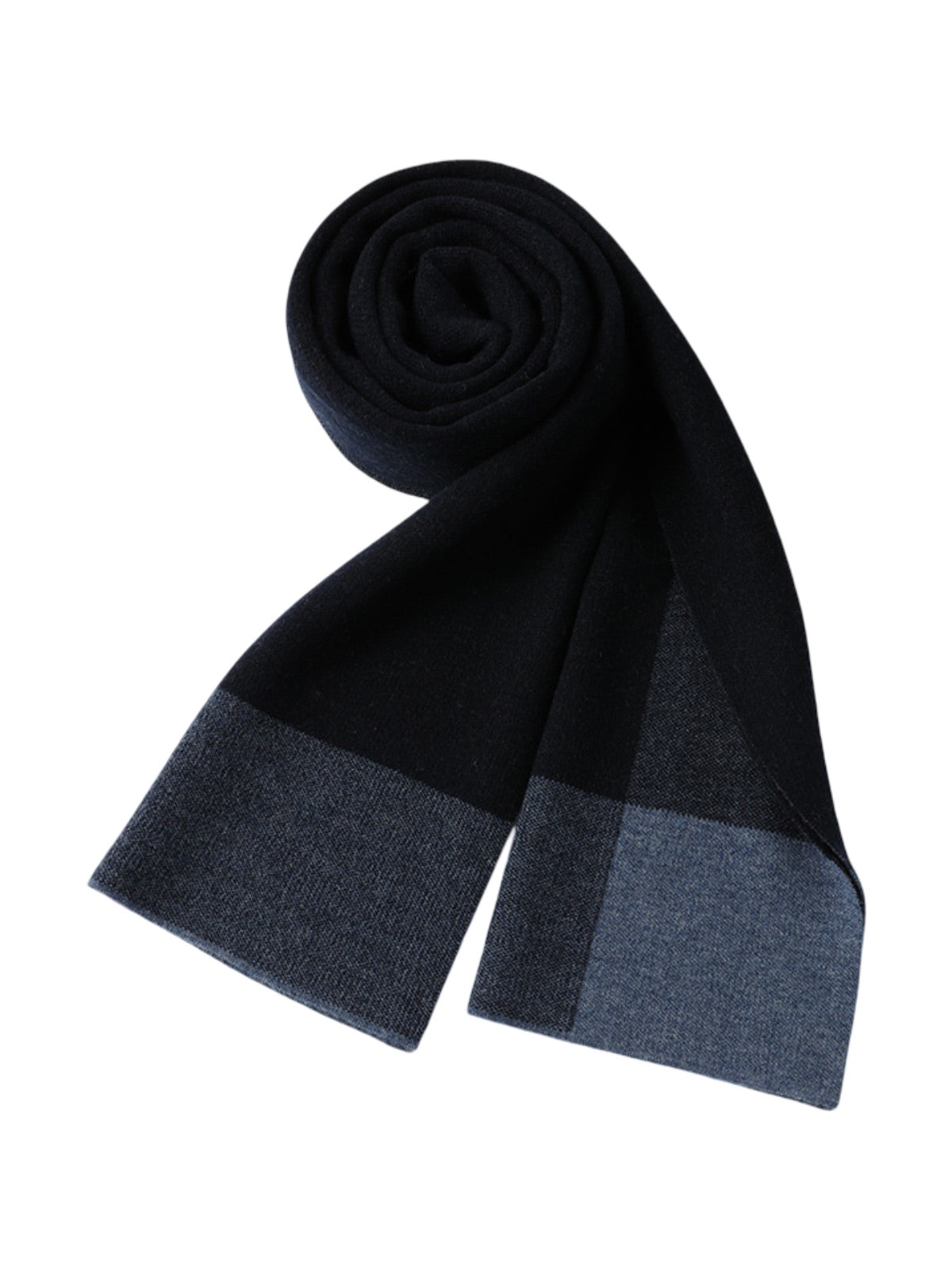 Écharpe homme en laine douce, design bloc couleur, style moderne hivernal, chaud et confortable, longueur généreuse, modèle Sébastien