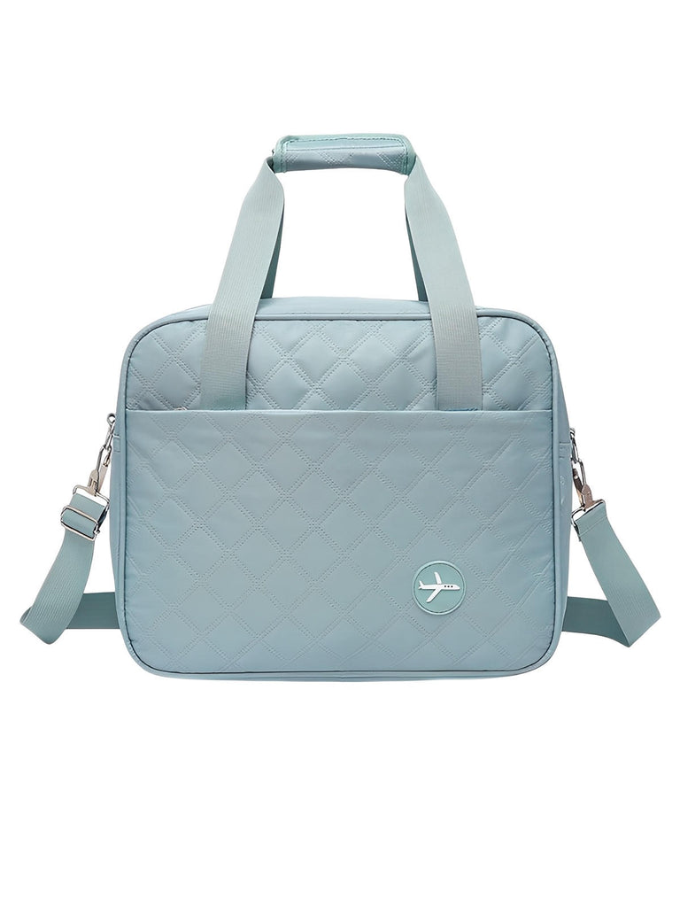 Bagage cabine avion, format 37x31x27 cm, sac de voyage, bandoulière réglable, tissu imperméable, rangement multifonction, modèle Elvire - Sac de voyage - Bleu ciel
