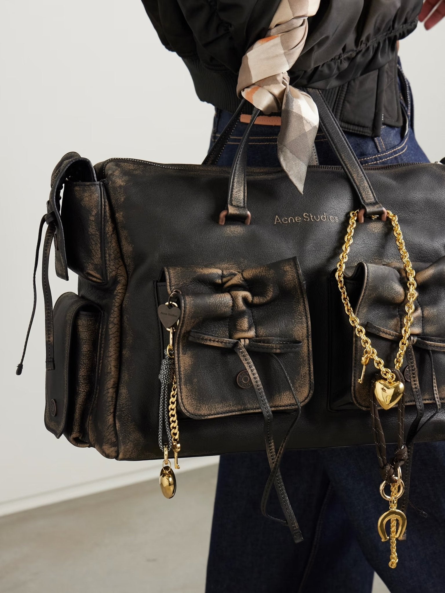 Bijou de sac cœur doré, porte - clés cadenas, breloque clé chic, accessoire sac luxe, bijou mode urbaine, modèle Marta - Or
