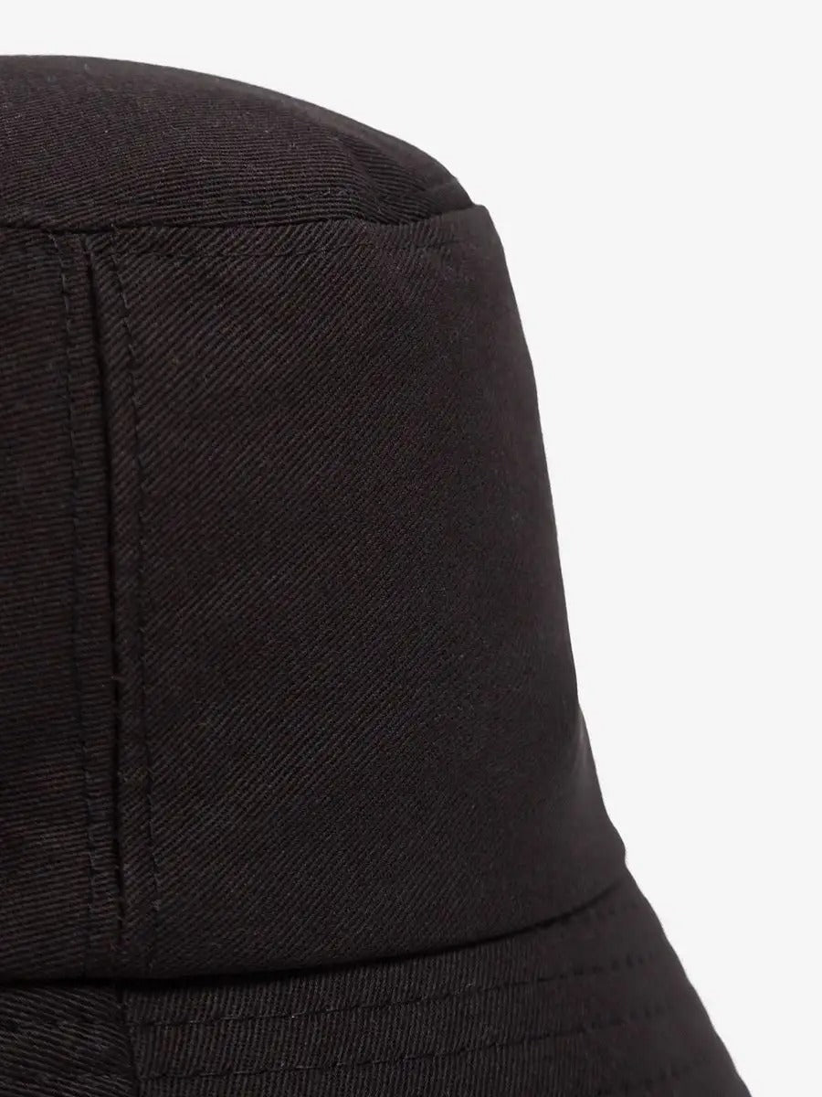 Bob en coton, avec anneaux et pics en métal, chapeau streetwear unisexe, respirant, modèle Louka - Bob - Noir