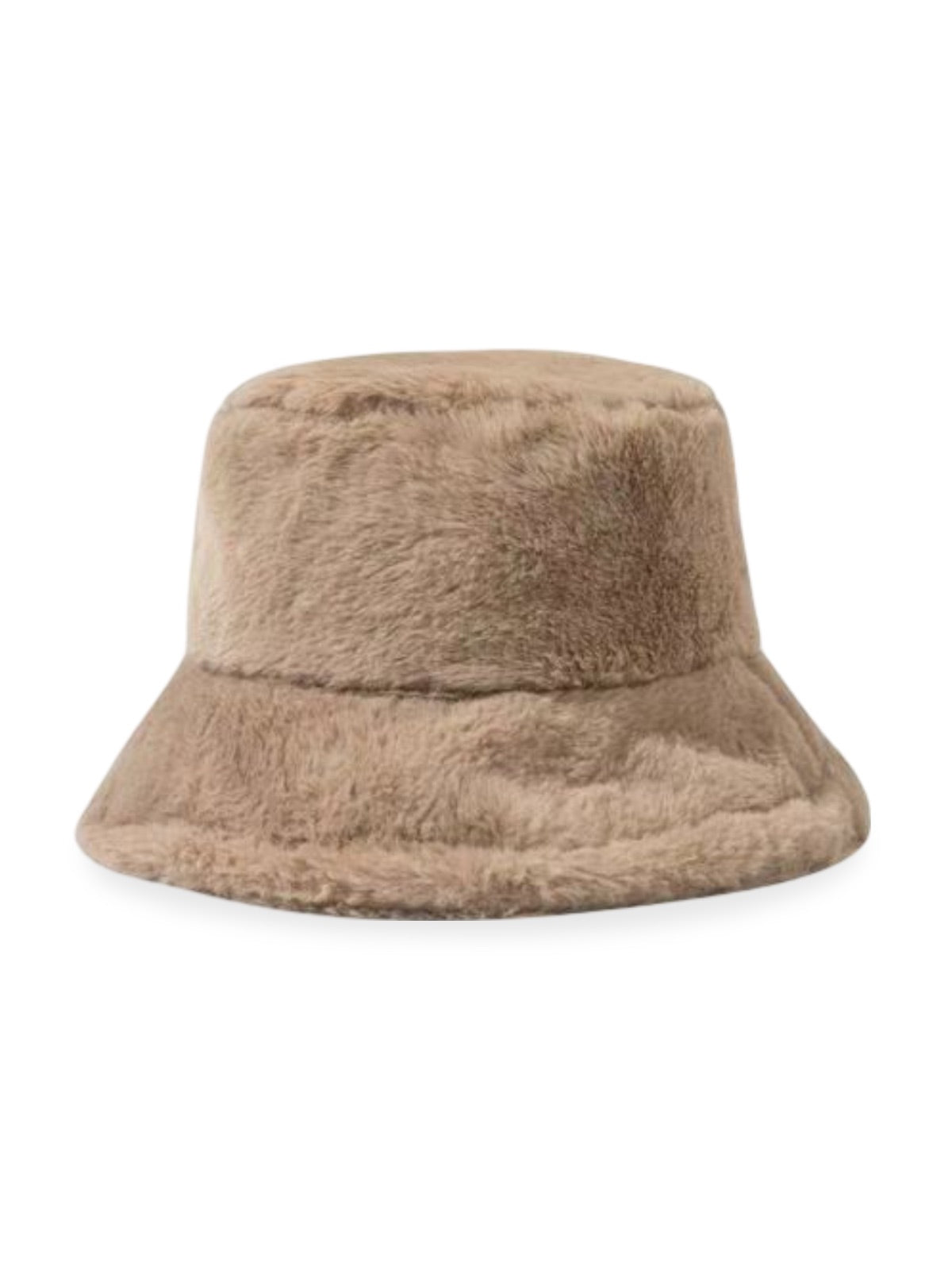 Bob hiver, panama fausse fourrure, doublé polaire, doux, modèle Arian - Bob - Beige