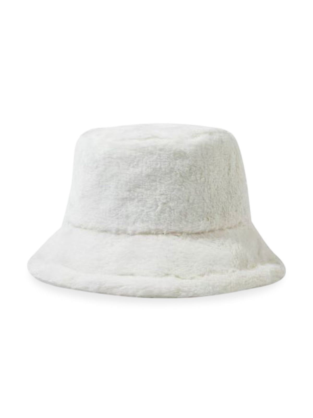 Bob hiver, panama fausse fourrure, doublé polaire, doux, modèle Arian - Bob - Blanc
