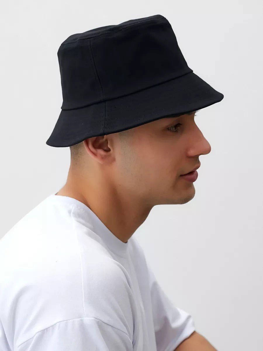 Bob Réversible en coton et polyester, Protection Solaire UPF 50, Confort et léger, mixte, été, modèle Dizo - Bob - Noir