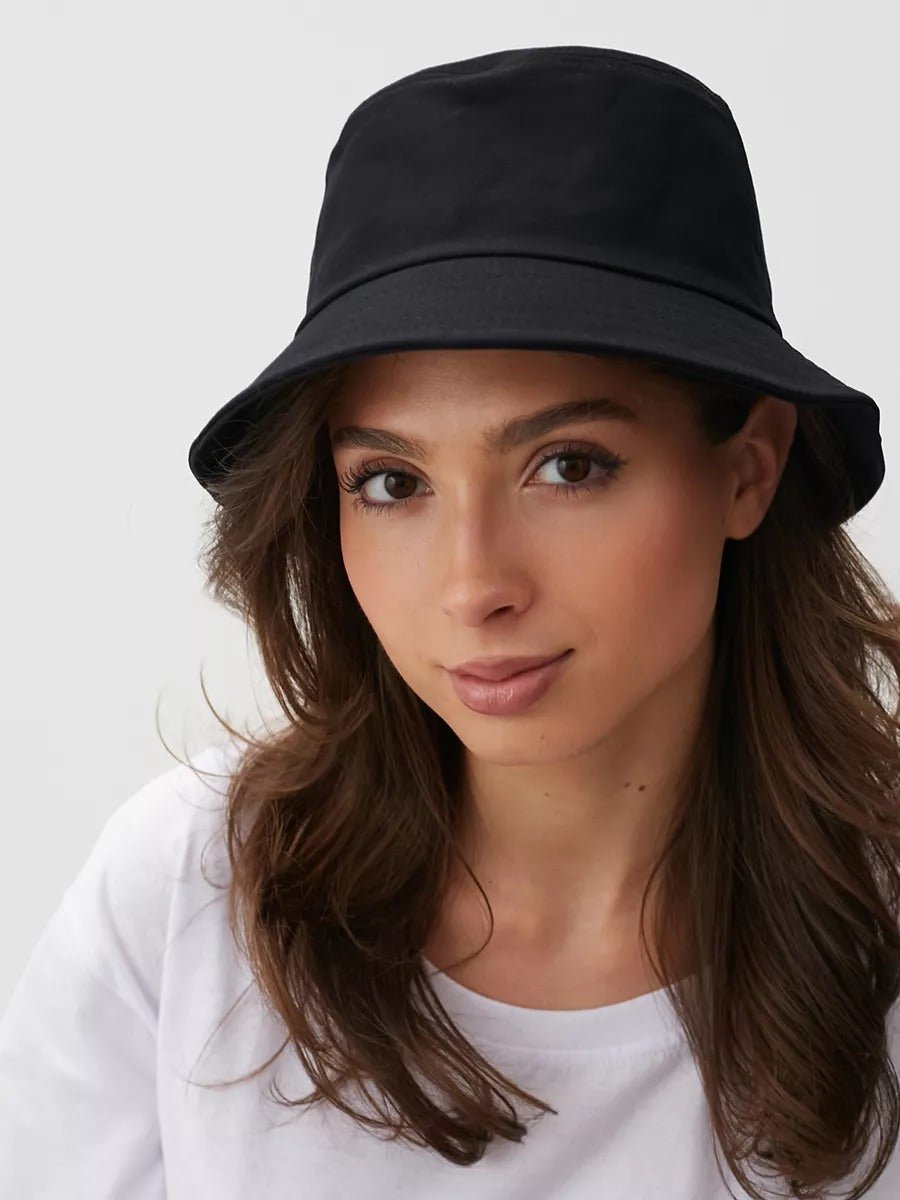 Bob Réversible en coton et polyester, Protection Solaire UPF 50, Confort et léger, mixte, été, modèle Dizo - Bob - Noir
