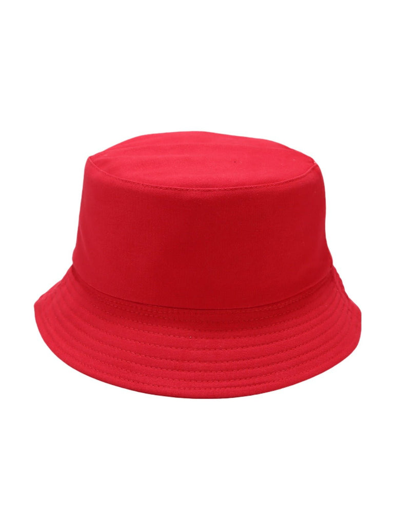 Bob Réversible en coton et polyester, Protection Solaire UPF 50, Confort et léger, mixte, été, modèle Dizo - Bob - Rouge