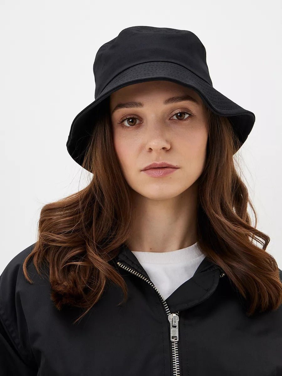 Bob Réversible en coton et polyester, Protection Solaire UPF 50, Confort et léger, mixte, été, modèle Dizo - Bob - Noir