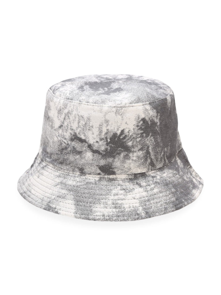 Bob tie dye réversible, protection UV, mixte, coton doux, style Y2K, modèle Elon - Bob - Gris