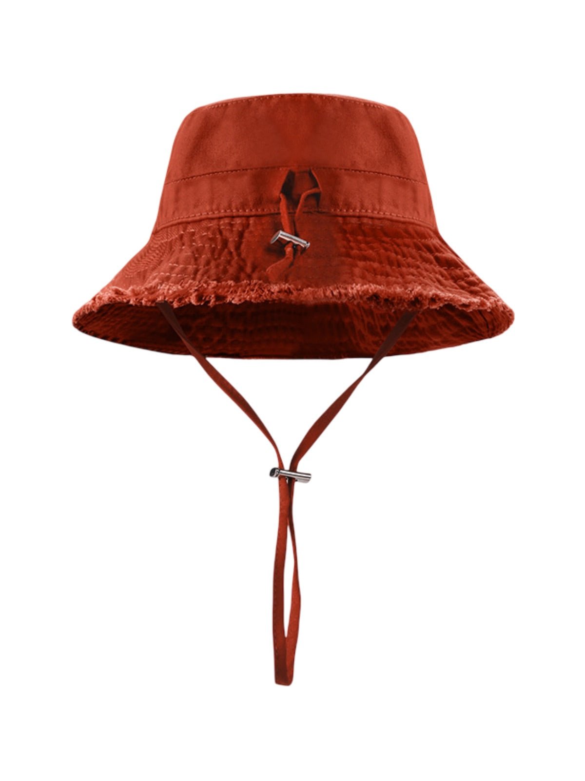 Chapeau bob, plage et été, protection solaire UPF 50+, coton doux, large bord, style y2k, panama moderne, modèle Arkel - Bob - Orange foncé