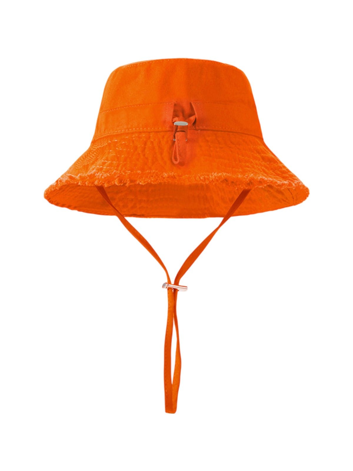 Chapeau bob, plage et été, protection solaire UPF 50+, coton doux, large bord, style y2k, panama moderne, modèle Arkel - Bob - Orange