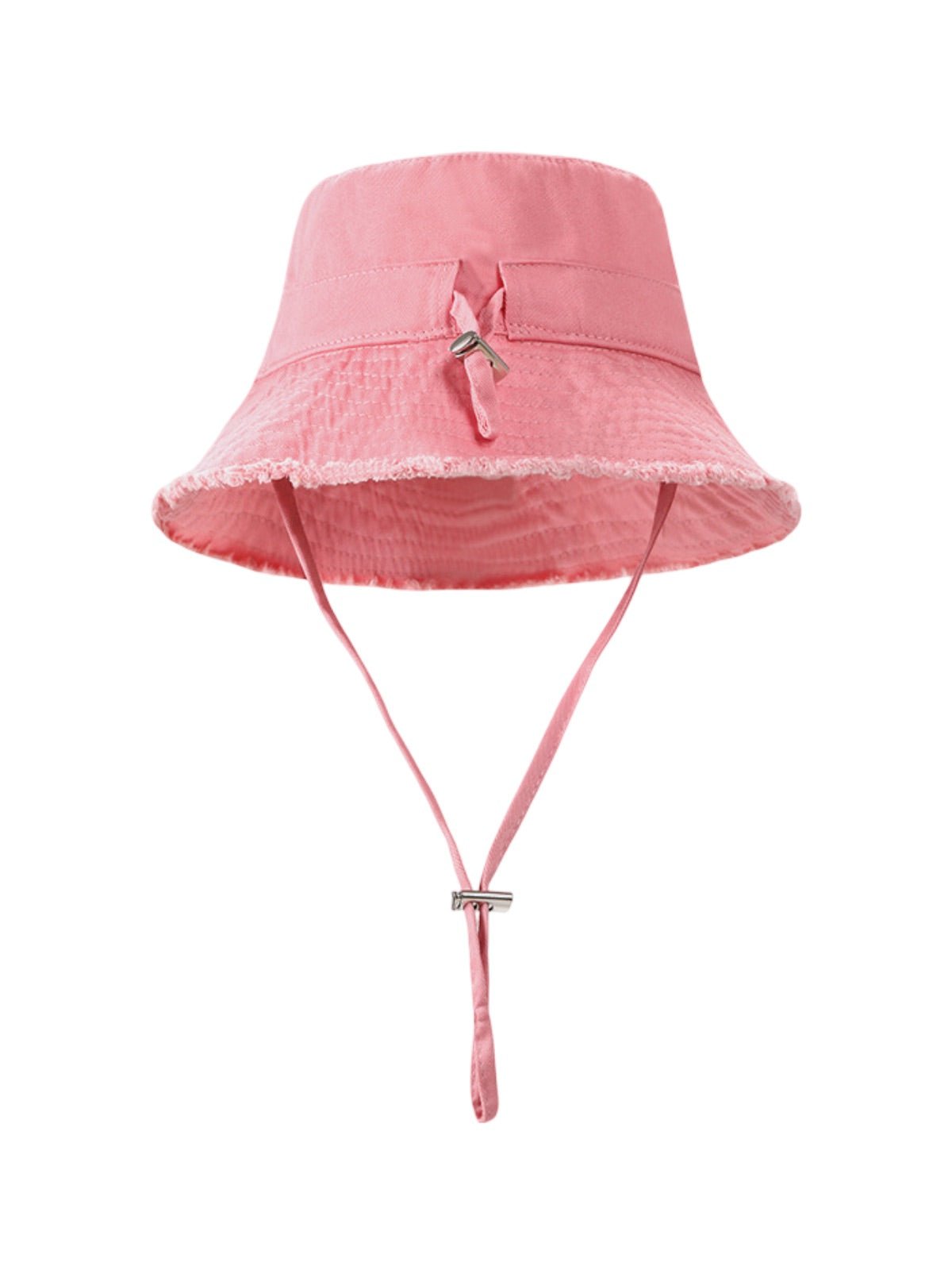 Chapeau bob, plage et été, protection solaire UPF 50+, coton doux, large bord, style y2k, panama moderne, modèle Arkel - Bob - Rose clair