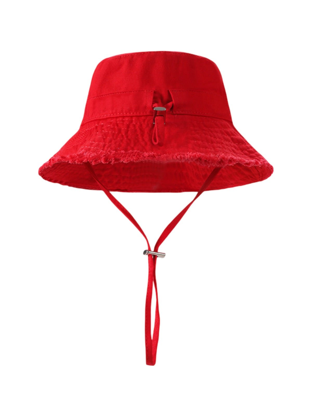Chapeau bob, plage et été, protection solaire UPF 50+, coton doux, large bord, style y2k, panama moderne, modèle Arkel - Bob - Rouge