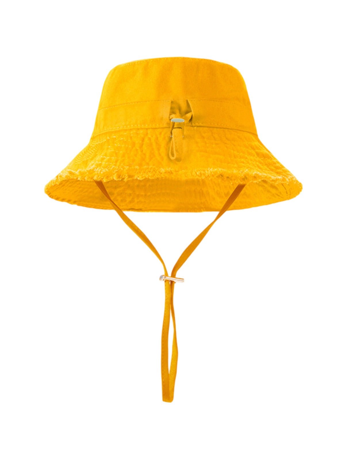 Chapeau bob, plage et été, protection solaire UPF 50+, coton doux, large bord, style y2k, panama moderne, modèle Arkel - Bob - Jaune