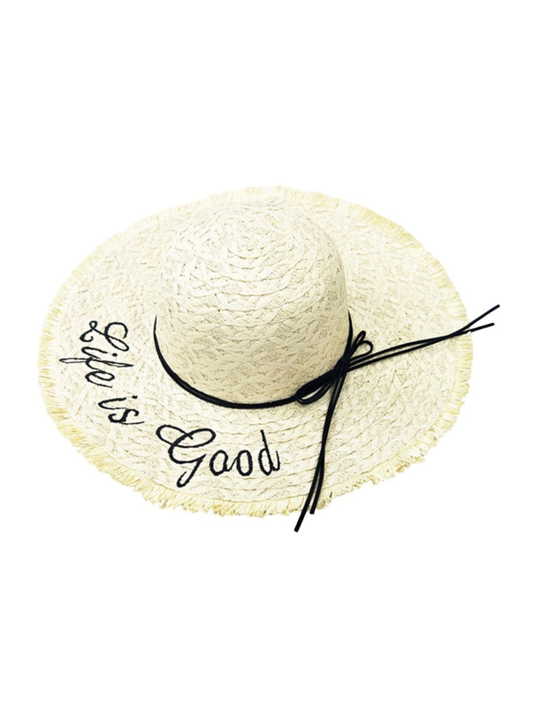 Chapeau de paille panama pour femme, capeline large bord, chapeau soleil plage, protection uv élégante, accessoire vacances mer, modèle Zenya - Chapeau de paille - Blanc