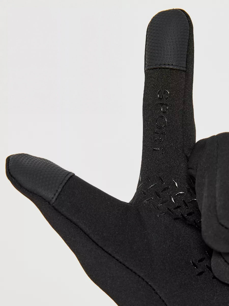 Gants tactiques d'hiver homme, gants tactiles sport, thermiques et anti - froid, anti - dérapants, imperméables et tactile, modèle Okly - Gants - Noir M