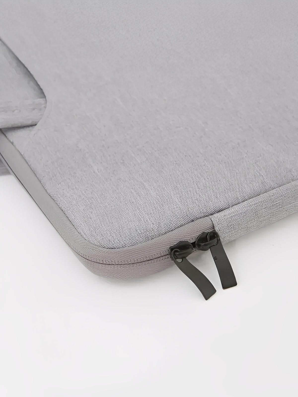 Housse pour ordinateur portable, poignée intégrée, design fin, anti - choc, format 15,6 pouces, sac de pc, modèle Nora - Housse - Gris 12"