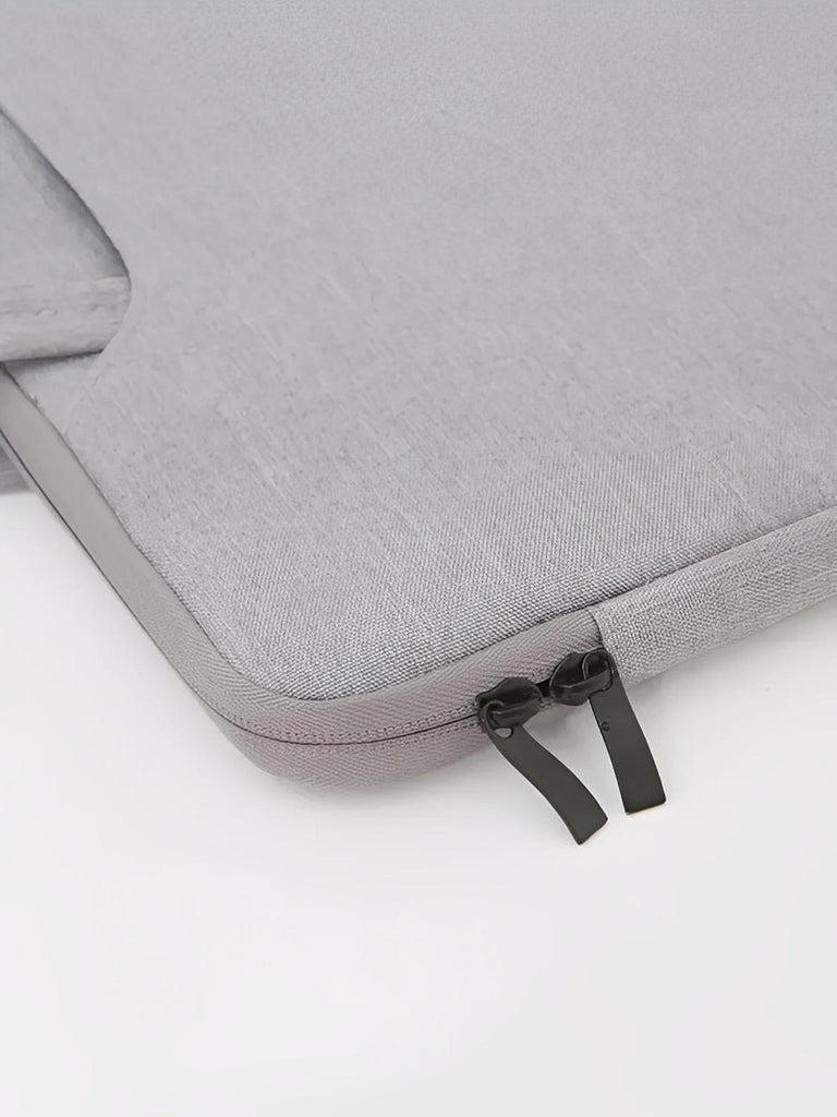 Housse pour ordinateur portable, poignée intégrée, design fin, anti - choc, format 15,6 pouces, sac de pc, modèle Nora - Housse - Gris 12"
