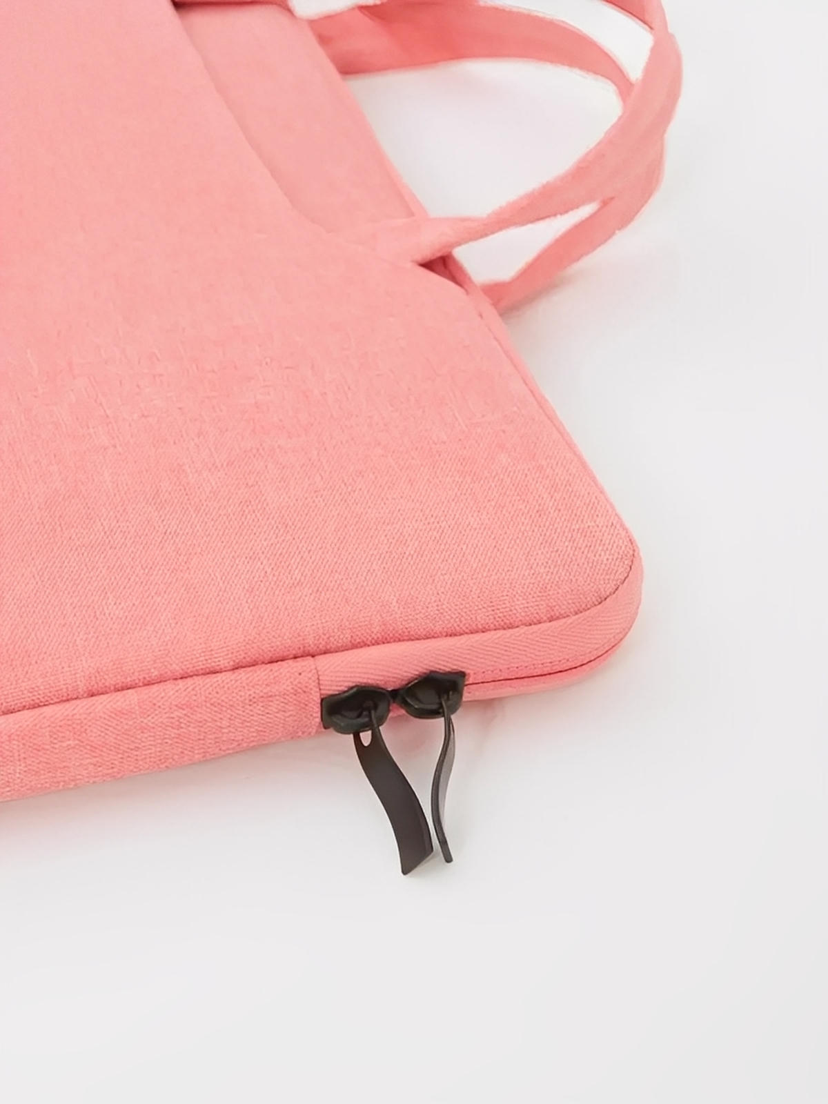 Housse pour ordinateur portable, poignée intégrée, design fin, anti - choc, format 15,6 pouces, sac de pc, modèle Nora - Housse - Rose 12"