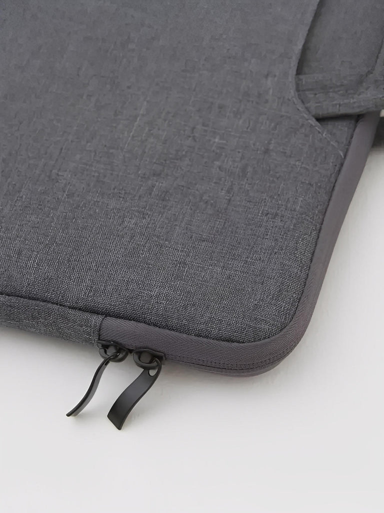 Housse pour ordinateur portable, poignée intégrée, design fin, anti - choc, format 15,6 pouces, sac de pc, modèle Nora - Housse - Gris foncé 12"