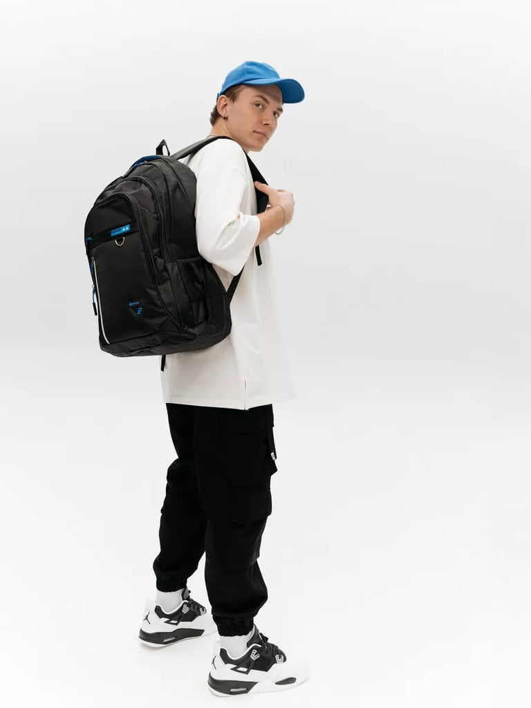 Sac à dos sport homme, grande capacité, compartiment ordinateur, dos matelassé, usage quotidien, modèle Brent