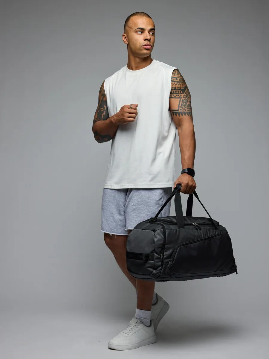 Sac de sport déperlant, compartiment chaussures, sac de voyage, sac fitness, sac à bandoulière, modèle Kilim