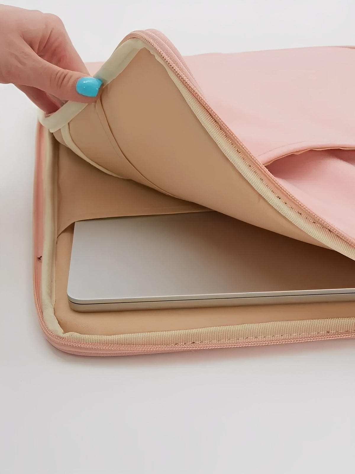ousse ordinateur portable, housse MacBook, protection tablette, sacoche fine, étui déperlant, modèle Constance - Housse - Rose M
