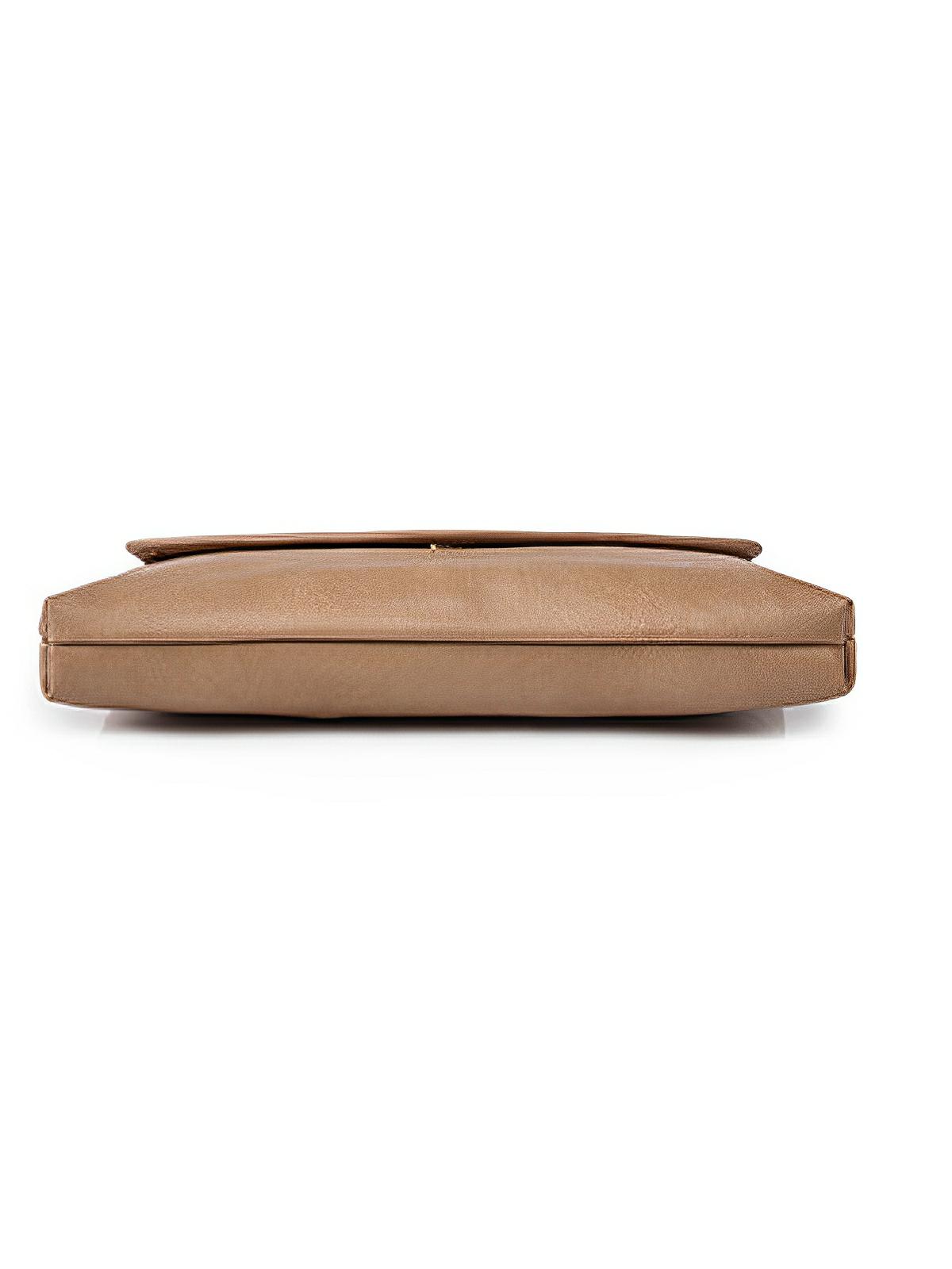 Sac à bandoulière femme, format enveloppe, simili vegan, tendance, idéal quotidien et été, modèle Aligaelle - Sac Bandoulière - Marron
