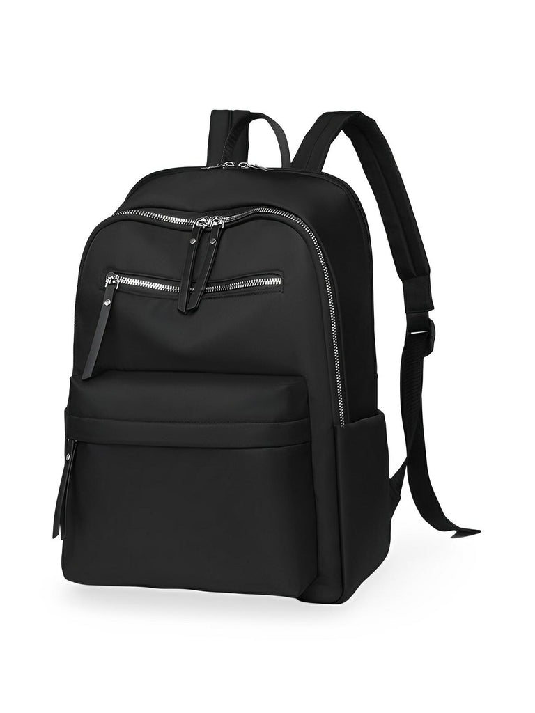 Sac à dos femme, grande capacité, compartiment ordinateur, nylon imperméable, voyage, univers, modèle Alia - Sac à dos - Noir