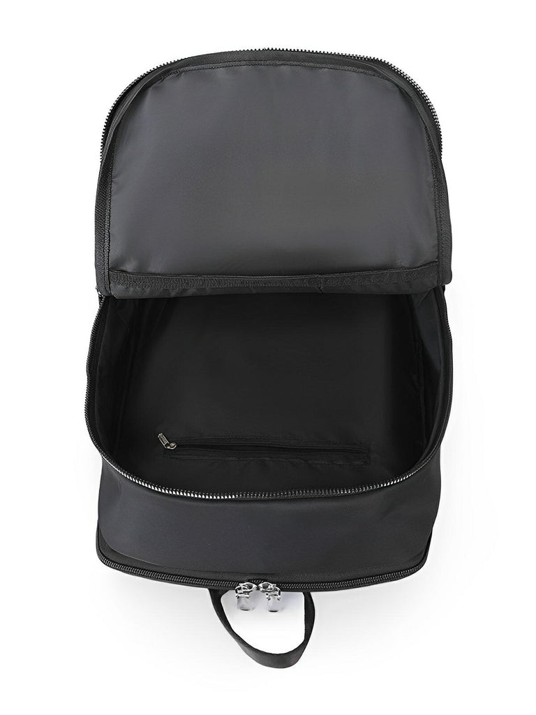 Sac à dos femme, grande capacité, compartiment ordinateur, nylon imperméable, voyage, univers, modèle Alia - Sac à dos - Noir