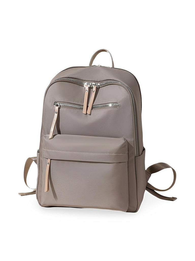 Sac à dos femme, grande capacité, compartiment ordinateur, nylon imperméable, voyage, univers, modèle Alia - Sac à dos - Noir