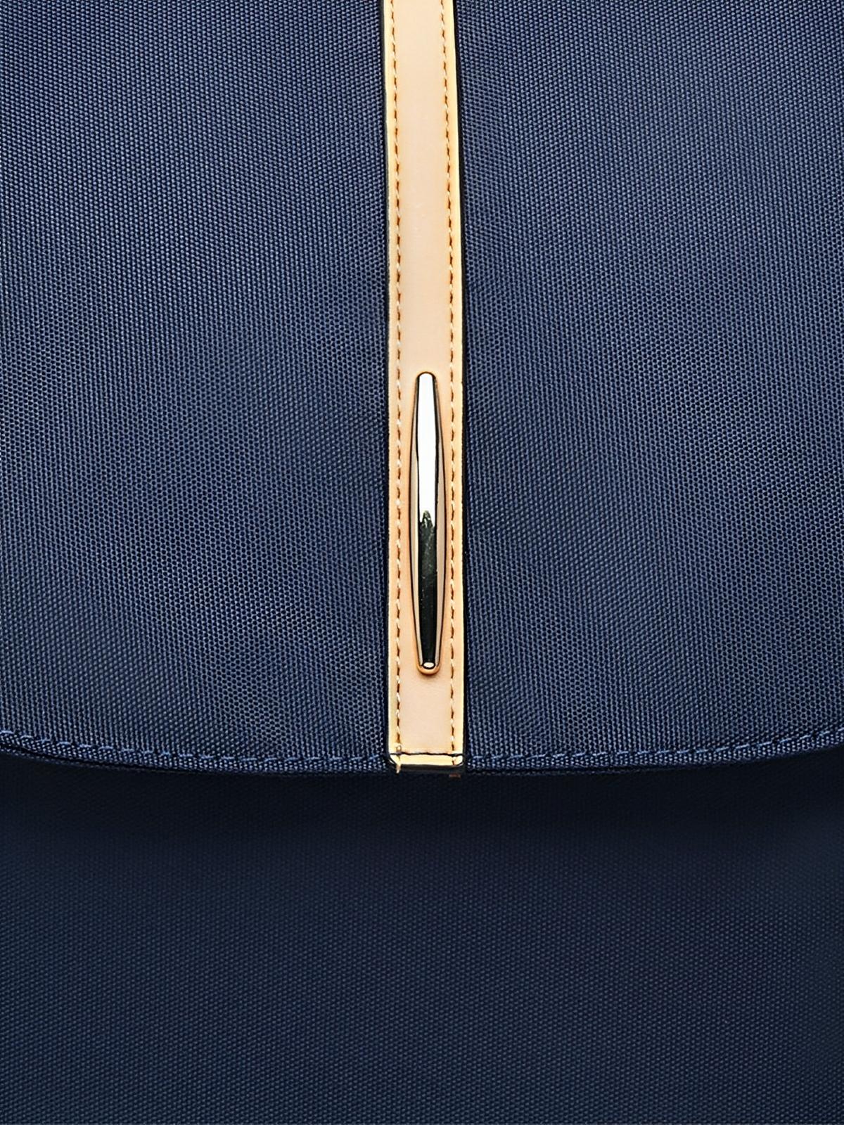Sac à dos femme, imperméable, léger, compact, usage quotidien, nylon, modèle Emline - Sac à dos - Bleu