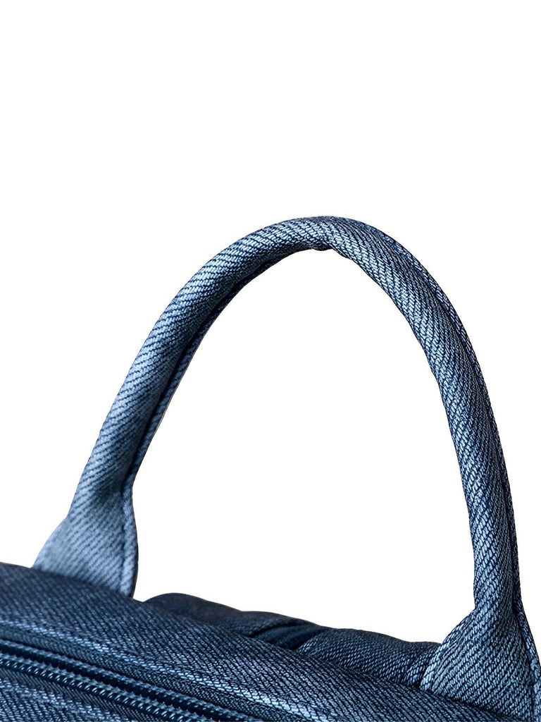 Sac à dos femme, simili vegan, compact, convertible sac bandoulière, multifonction, voyage, quotidien, modèle Amel - Sac à dos - Bleu