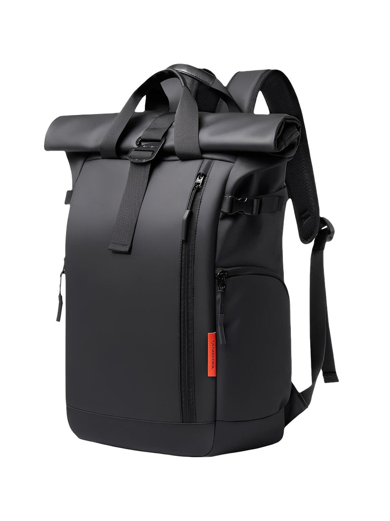 Sac à dos imperméable pour ordinateur, compagnon de voyage urbain, grand format léger et résistant, modèle Daniel - Sacoche - Noir