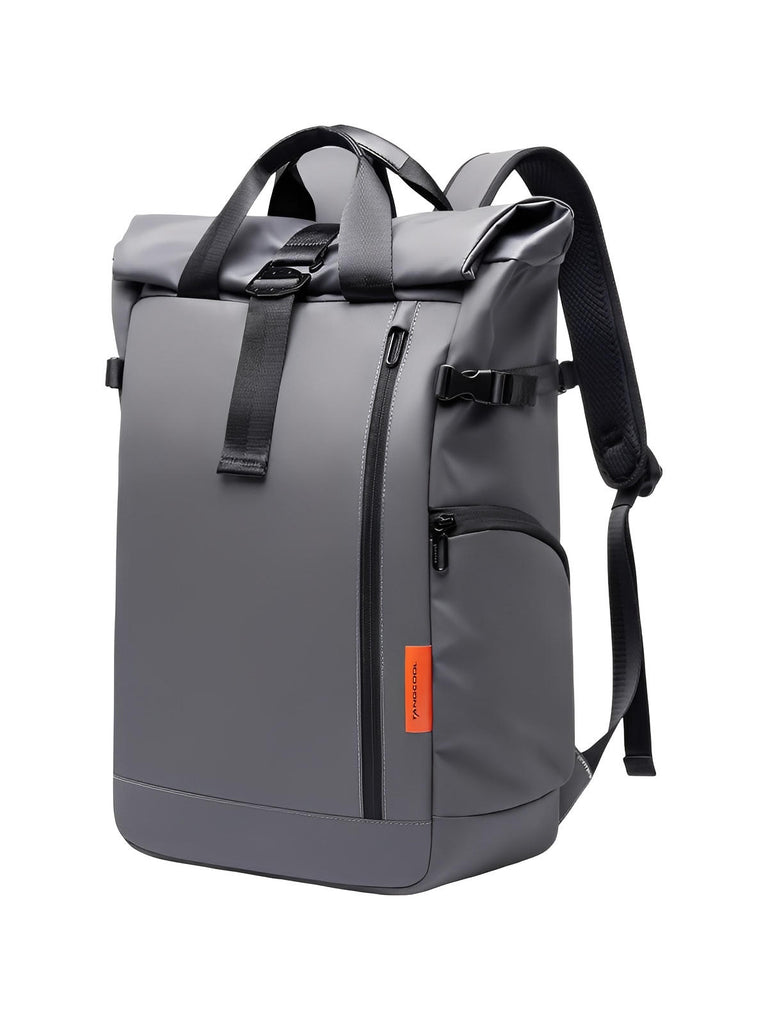 Sac à dos imperméable pour ordinateur, compagnon de voyage urbain, grand format léger et résistant, modèle Daniel - Sacoche - Gris