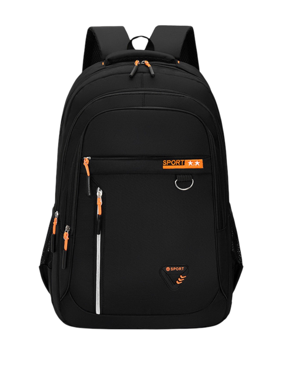 Sac à dos sport homme, grande capacité, compartiment ordinateur, dos matelassé, usage quotidien, modèle Brent - Sac à dos - Orange