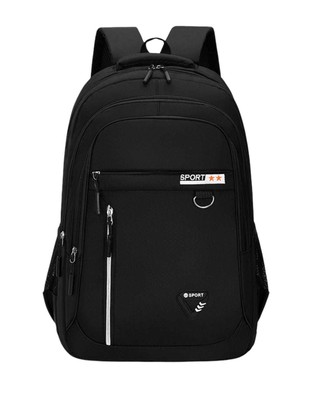 Sac à dos sport homme, grande capacité, compartiment ordinateur, dos matelassé, usage quotidien, modèle Brent - Sac à dos - Blanc