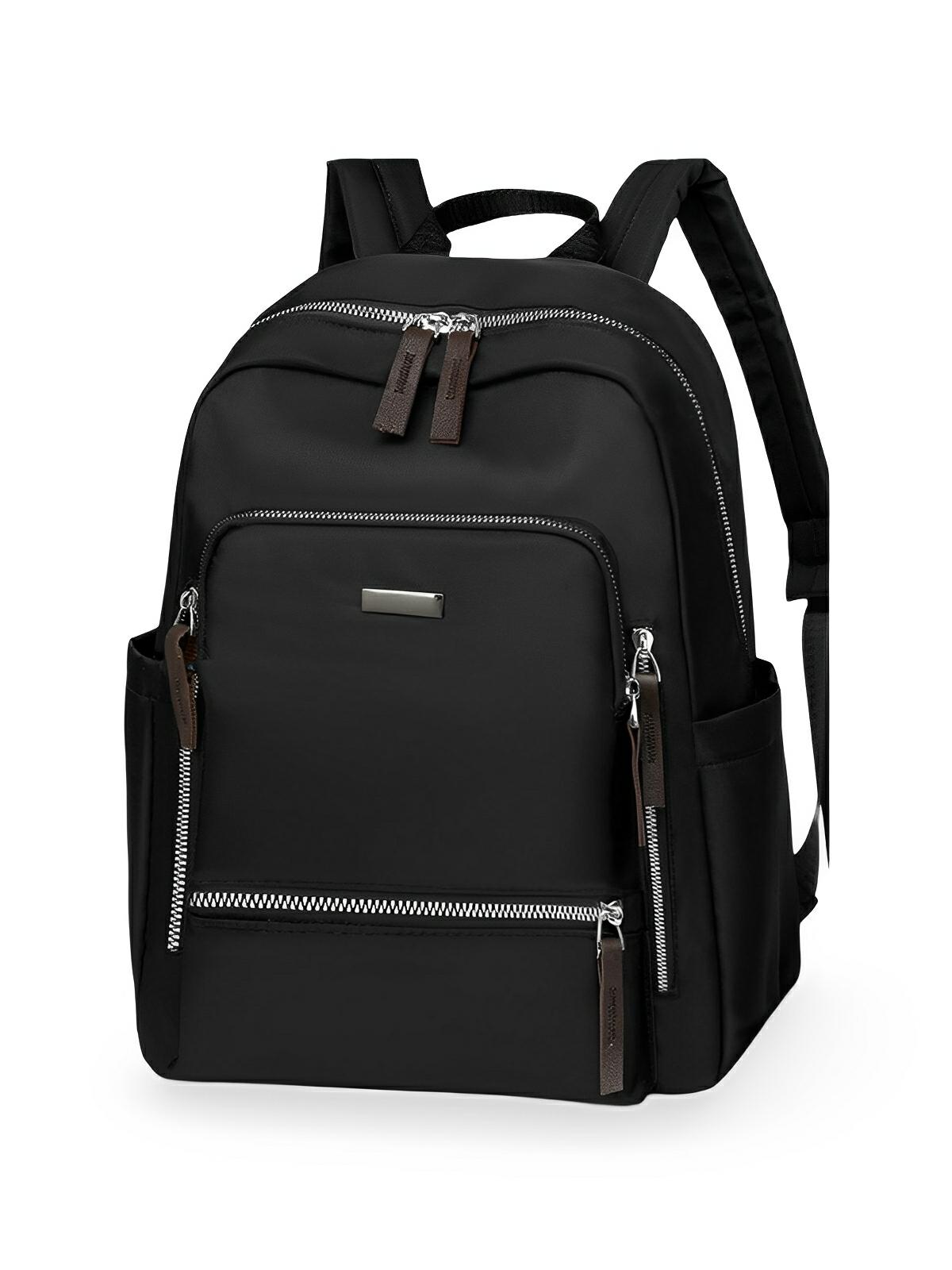 Sac à dos urbain femme, grande capacité, léger, multi - compartiments, voyage et quotidien, modèle Denise - Sac à dos - Noir