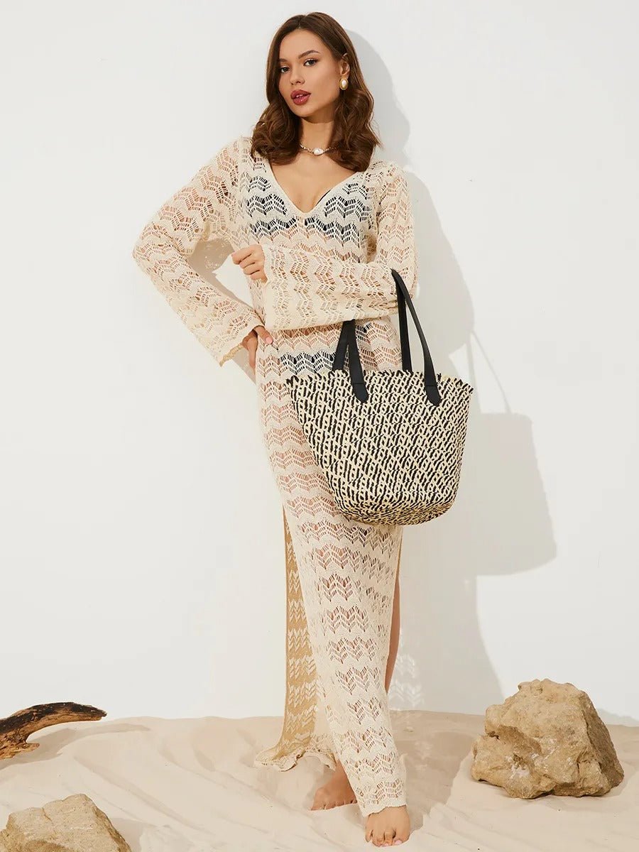 Sac de plage pour femme, grand cabas d'été à paille, sac épaule léger, panier tressé chic style tote bag, modèle Céline - Sac de plage - Noir