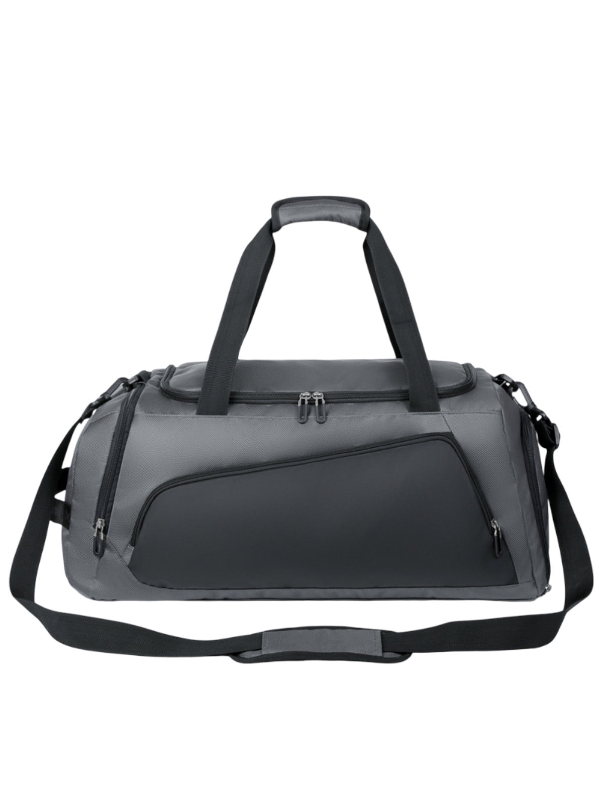 Sac de sport déperlant, compartiment chaussures, sac de voyage, sac fitness, sac à bandoulière, modèle Kilim - Sac de voyage - Gris