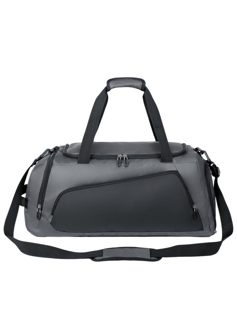 Sac de sport déperlant, compartiment chaussures, sac de voyage, sac fitness, sac à bandoulière, modèle Kilim - Sac de voyage - Gris