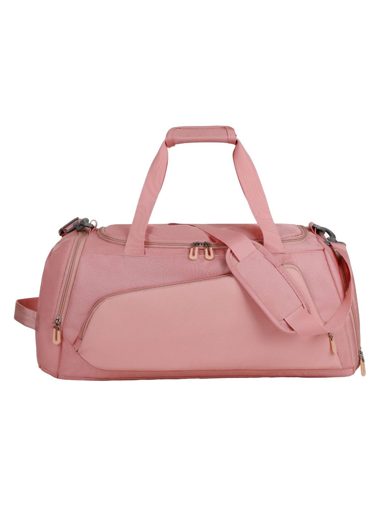Sac de sport déperlant, compartiment chaussures, sac de voyage, sac fitness, sac à bandoulière, modèle Kilim - Sac de voyage - Rose
