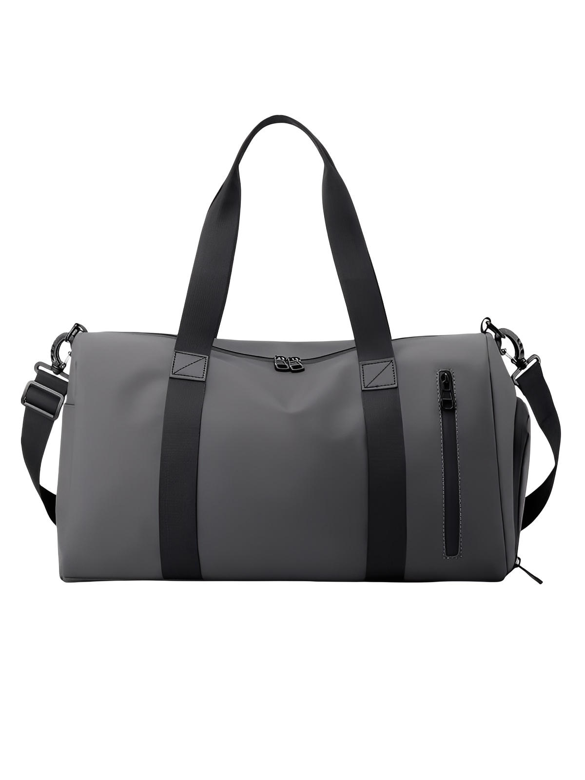 Sac de sport imperméable, sac de voyage compartiment chaussures, bagage de vacances, sac fitness gym, sac cabine léger, modèle Cornelis - Sac de voyage - Gris