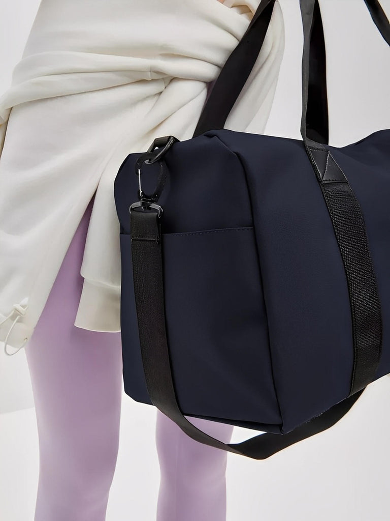 Sac de sport imperméable, sac de voyage compartiment chaussures, bagage de vacances, sac fitness gym, sac cabine léger, modèle Cornelis - Sac de voyage - Bleu marine