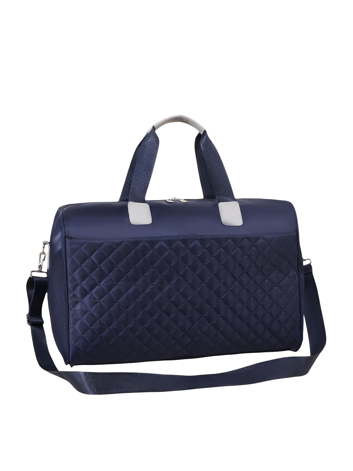 Sac de voyage matelassé, sac cabine léger, sac de sport femme, sac weekend résistant, modèle Pélagie - Sac de voyage - Bleu marine