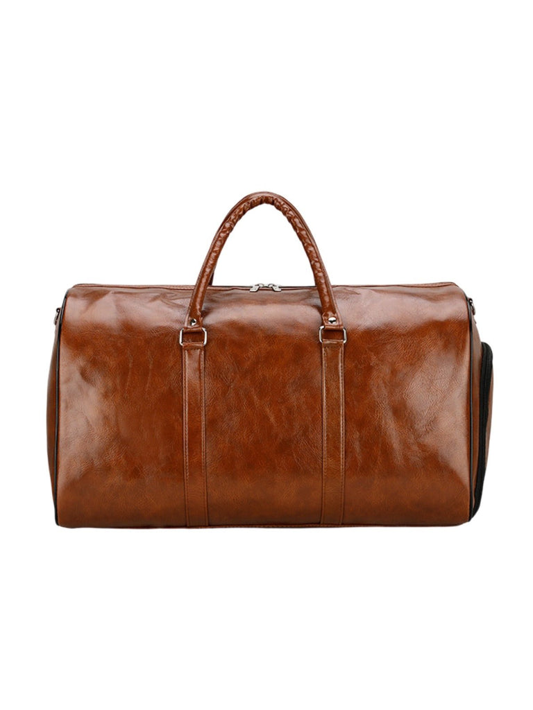 Sac de voyage, sac de vacances, sac imperméable sport, sac week - end compartiment chaussures, sac grande capacité, modèle Florie - Sac de voyage - Marron