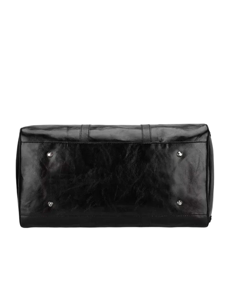 Sac de voyage, sac de vacances, sac imperméable sport, sac week - end compartiment chaussures, sac grande capacité, modèle Florie - Sac de voyage - Noir
