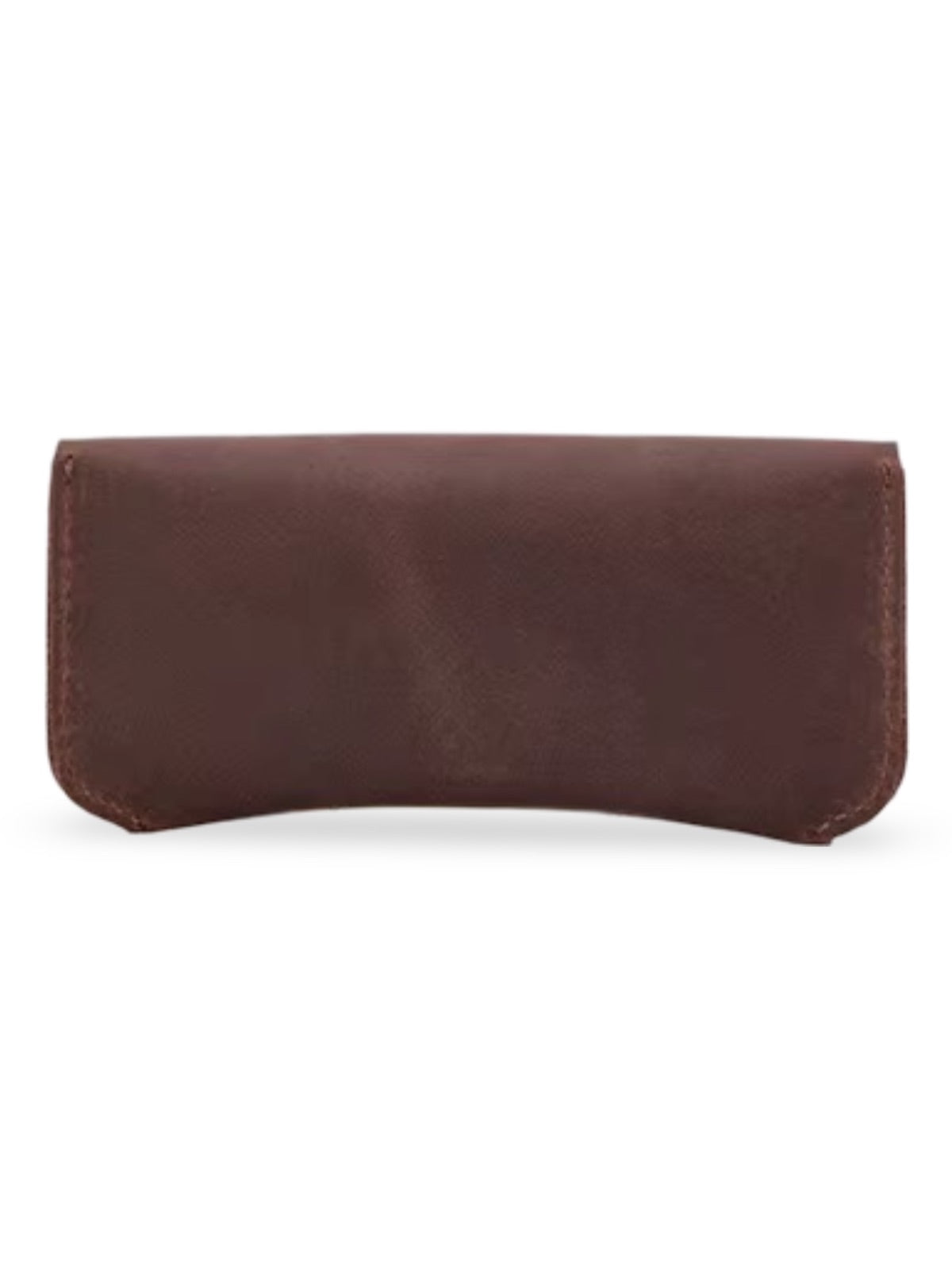 Glasses case, made of leather, practical appearance, perforated design, Ézéchias model