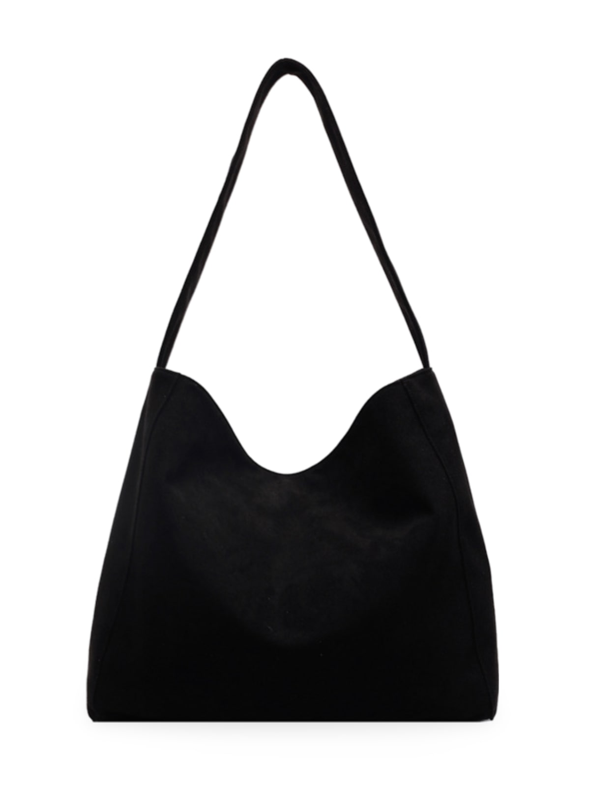 Women's handbag, large suede tote, urban style, versatile and trendy, model Caroline