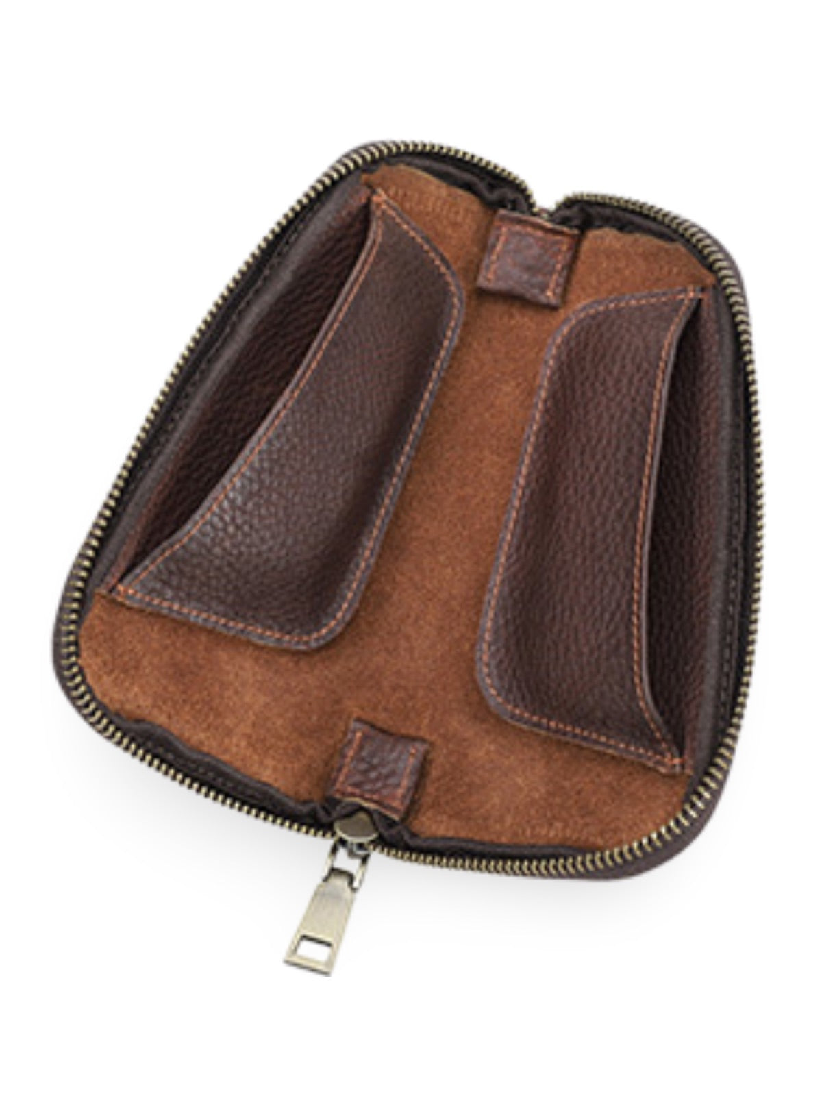 Pipe case, made of leather, practical and durable, Porphyre model