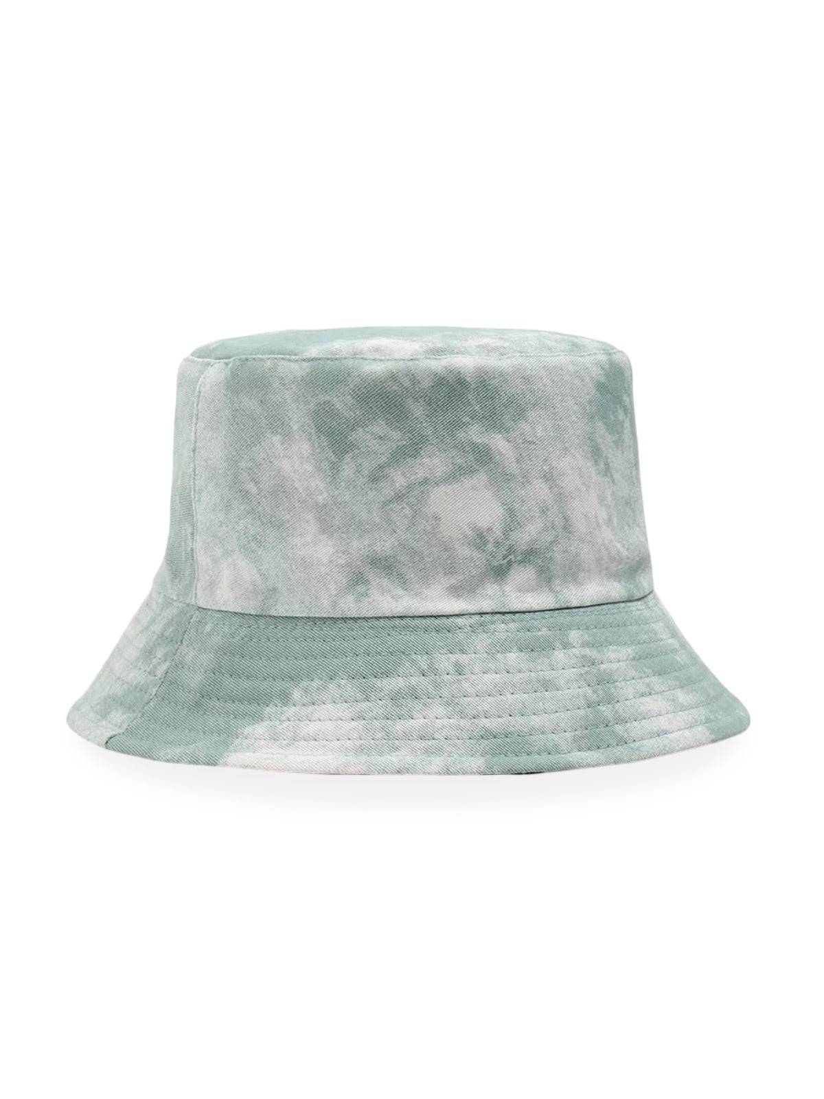 Bob tie dye réversible, protection UV, mixte, coton doux, style Y2K, modèle Elon - Bob - Vert