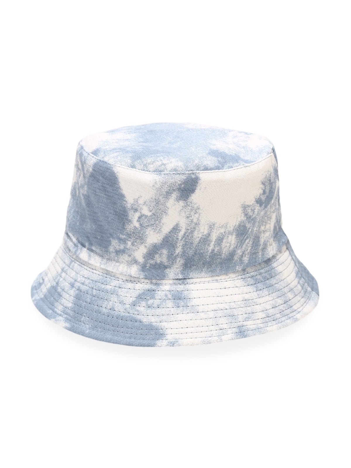 Bob tie dye réversible, protection UV, mixte, coton doux, style Y2K, modèle Elon - Bob - Bleu